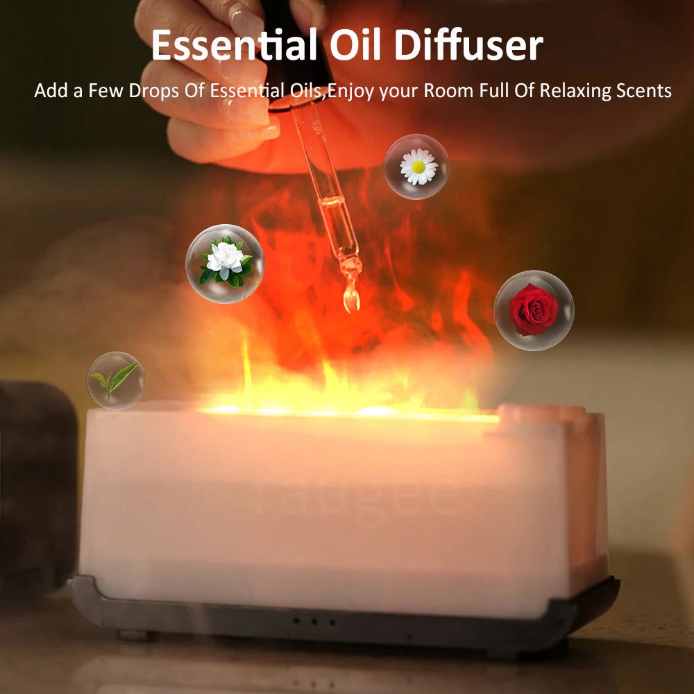 Flame Aroma Humidifier Diffuser
