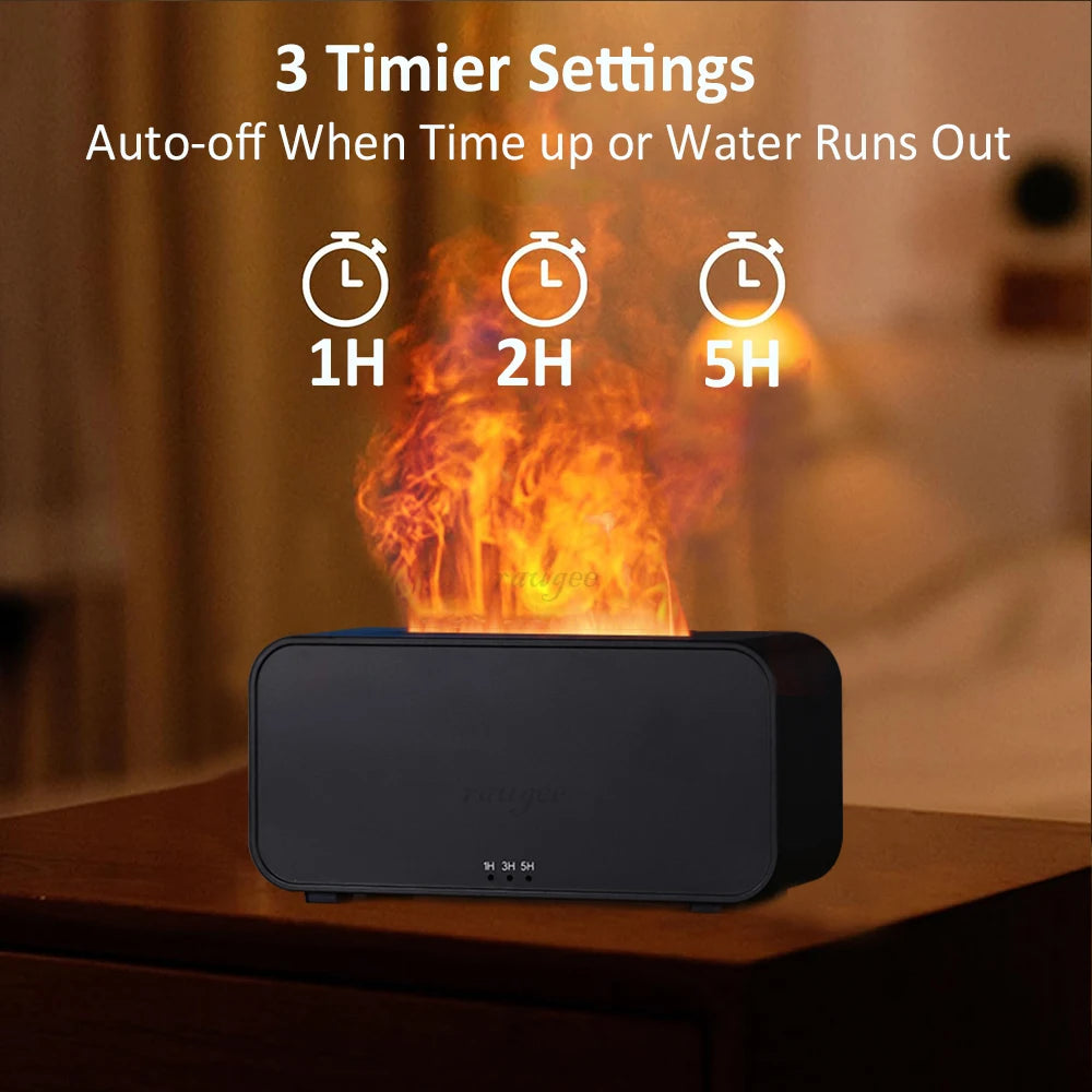 Flame Aroma Humidifier Diffuser