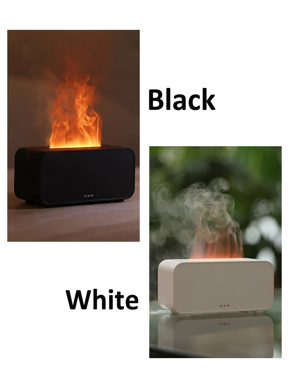 Flame Aroma Humidifier Diffuser