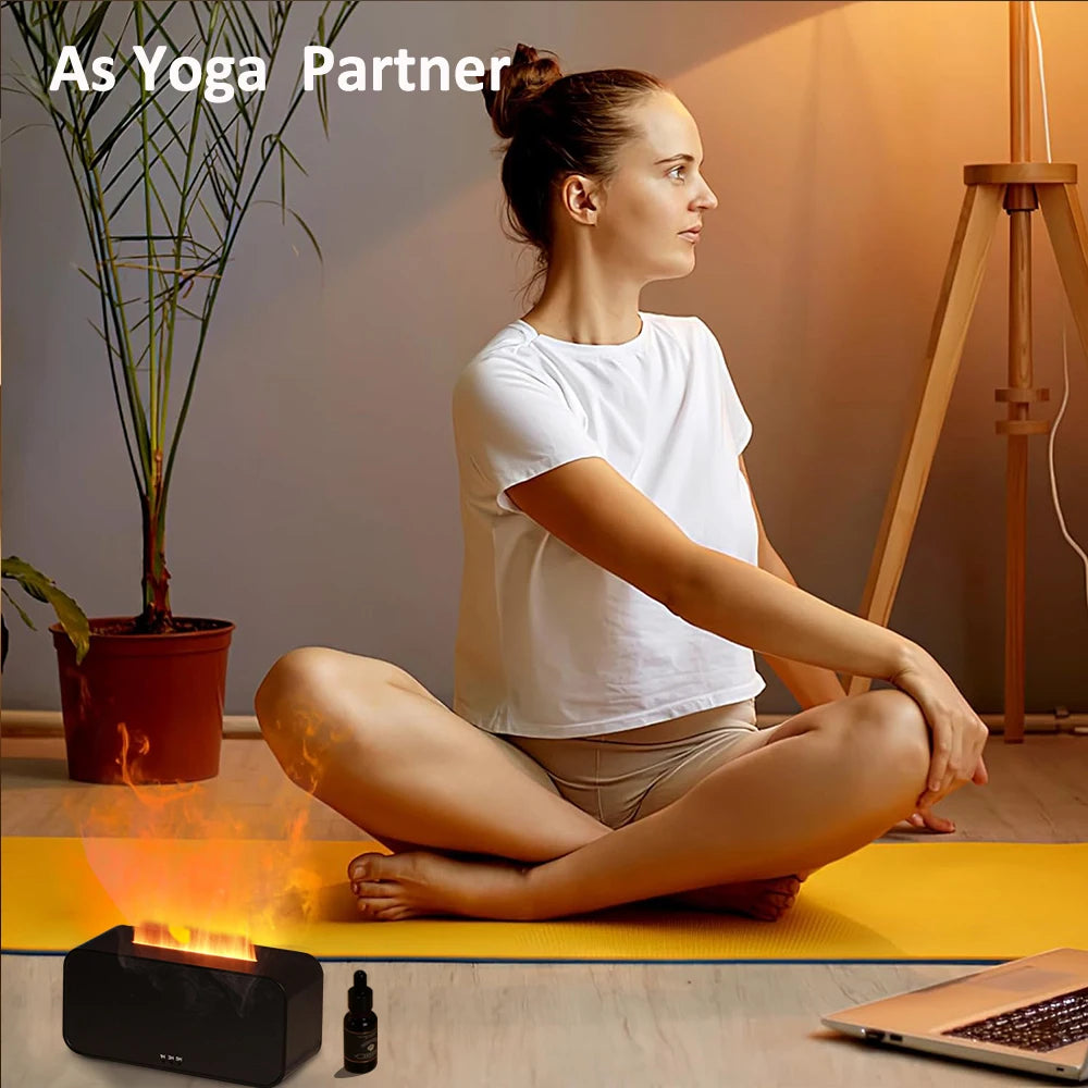 Flame Aroma Humidifier Diffuser