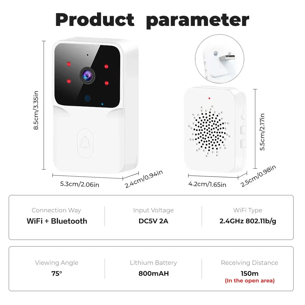 Wireless Video Doorbell Camera