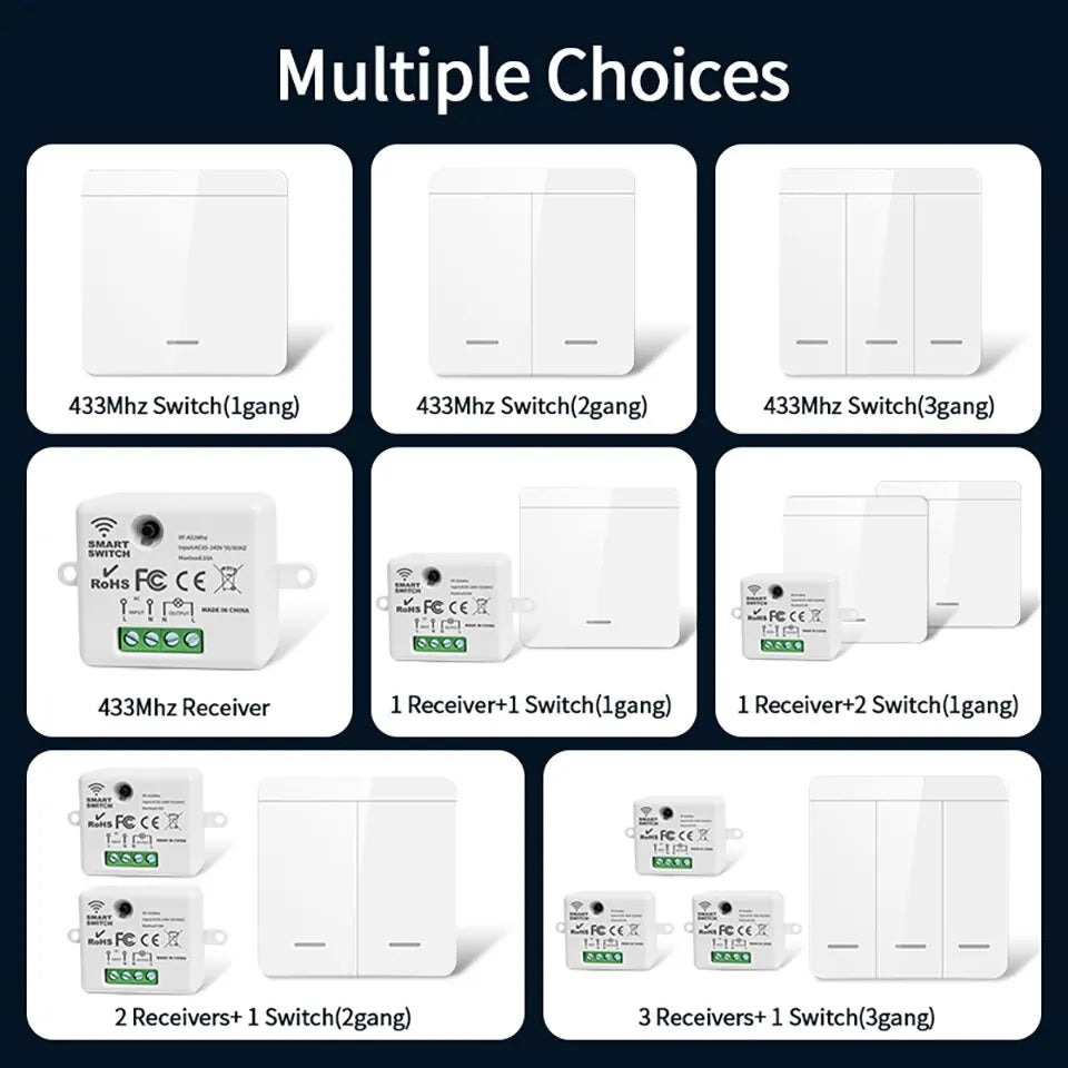 Wireless Smart Switch Light