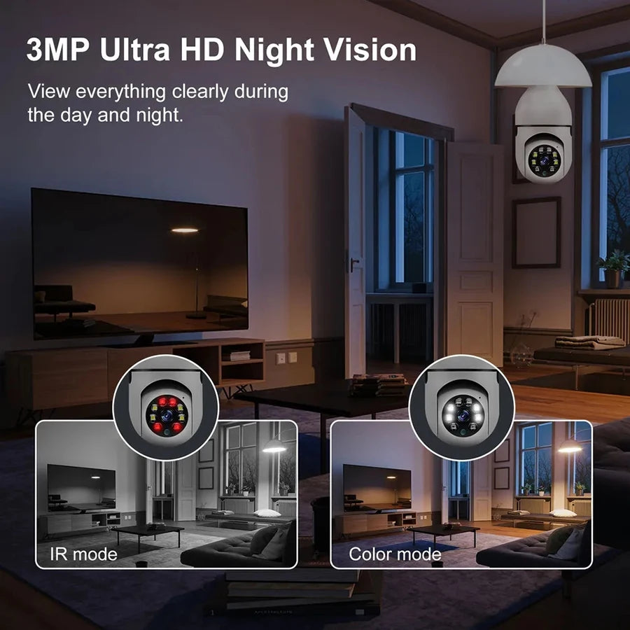 E27 Bulb Surveillance Camera