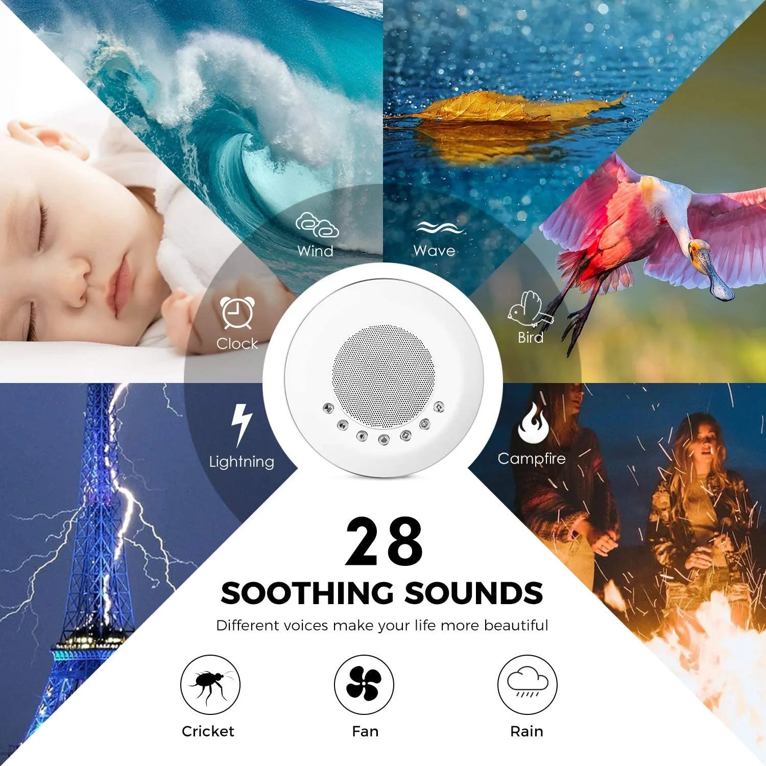 Portable Baby Sleep Sound Machine